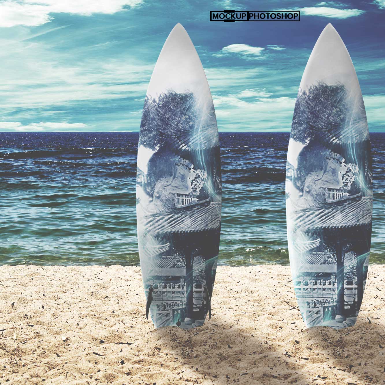 Surf Board Design Mockups