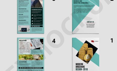 Business Bi-Fold Brochure Template