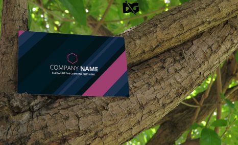 Business Card Nature Mockup