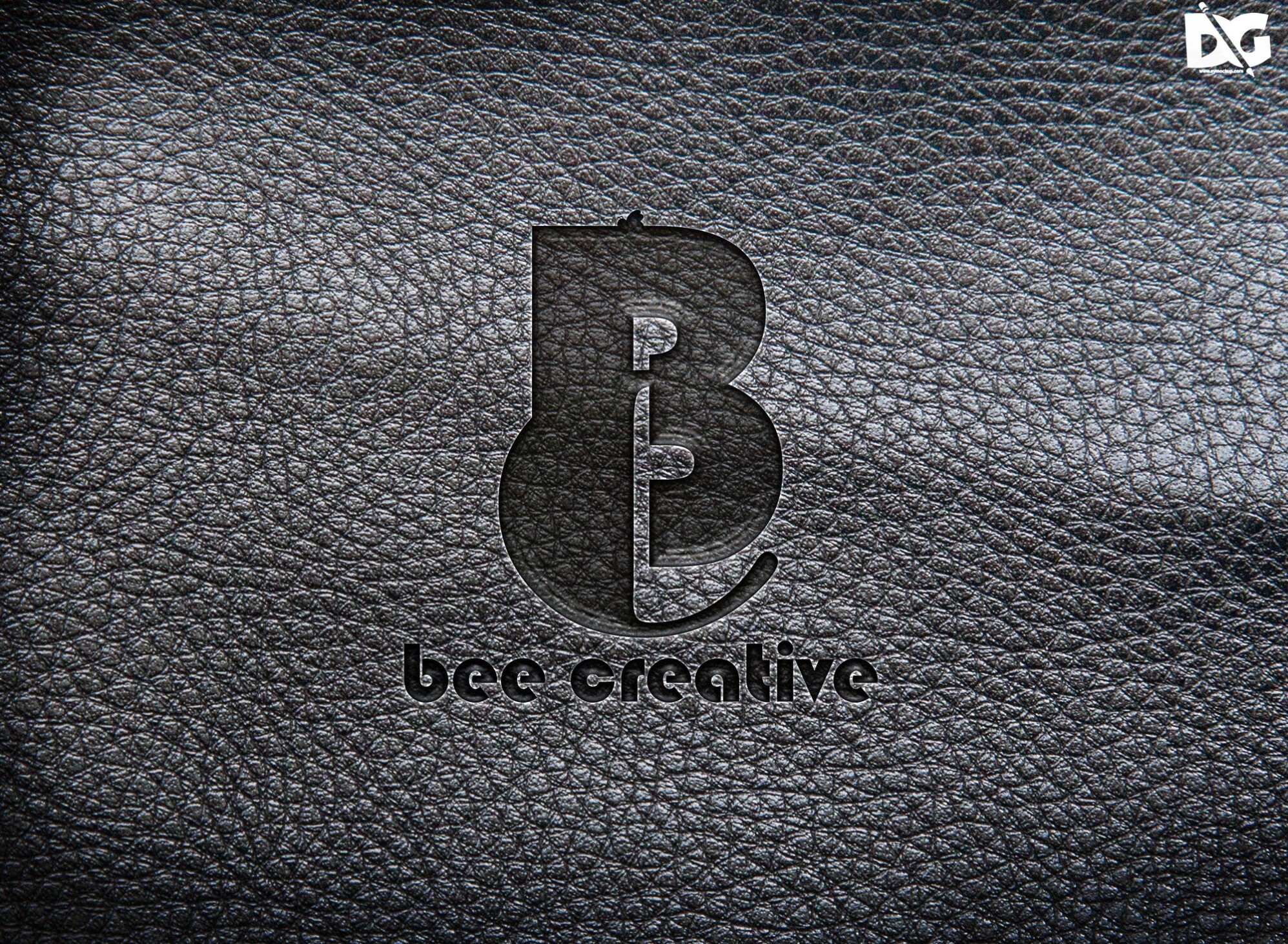 Free Download Realistic Black Leather Mock-up (1)