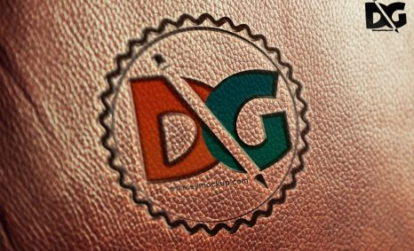 Free Download Realistic Leather Mock-up
