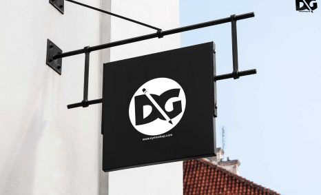 Free Restaurant Signs PSD Logo Mock-up