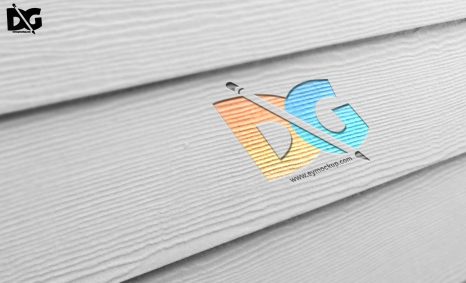 Premium PSD Grey Wall Logo Mockups