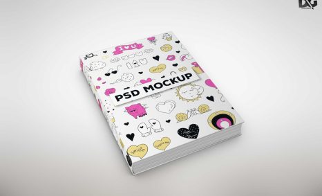 Free Download PSD Book Cover Artwork Mockup