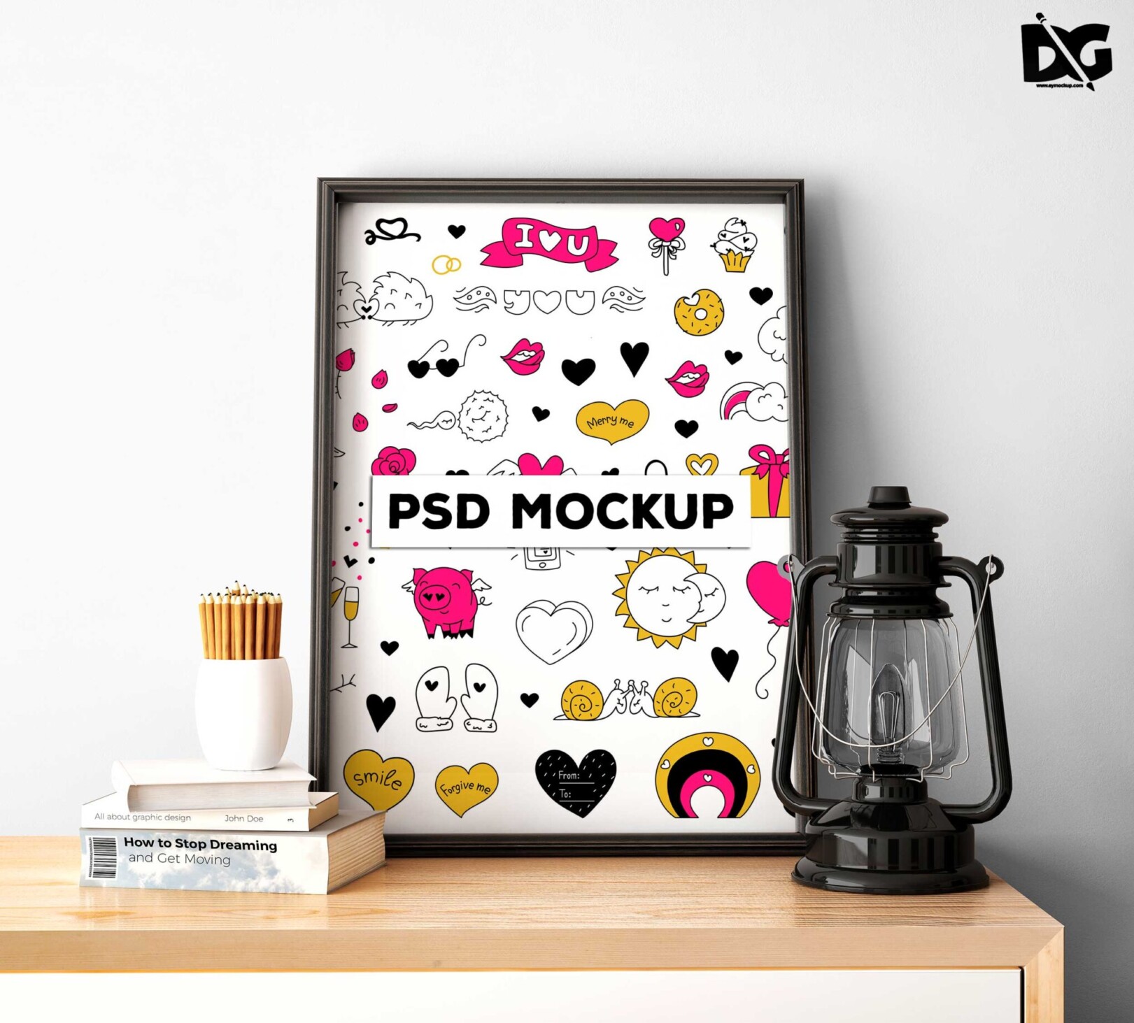 Lamp PSD Mockups