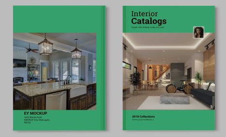 Free PSD Interior Catalogues Brochure Template
