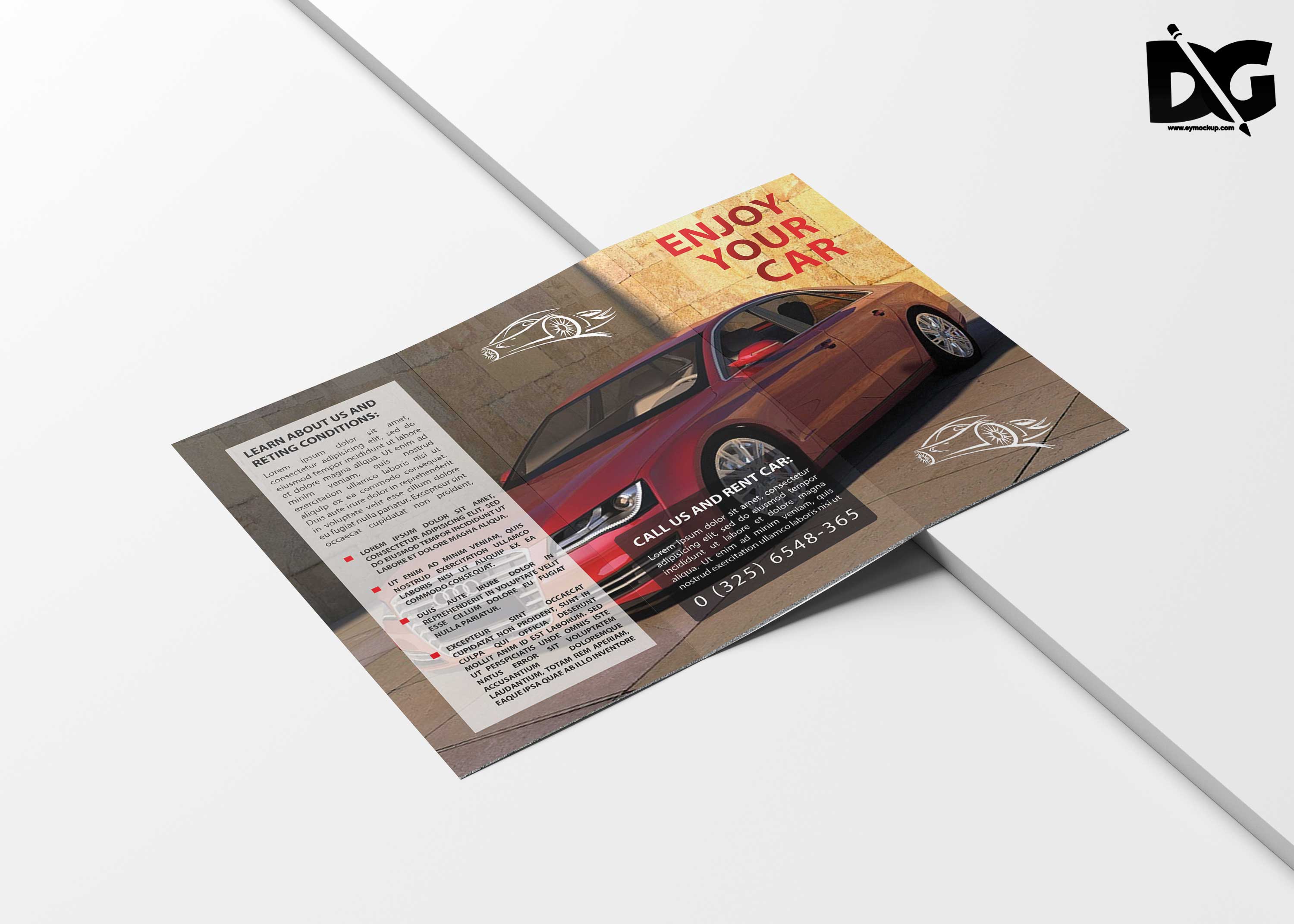 Free Car Showroom Brochure Template 4 Car Showroom Tri Fold Brochure Templates 1