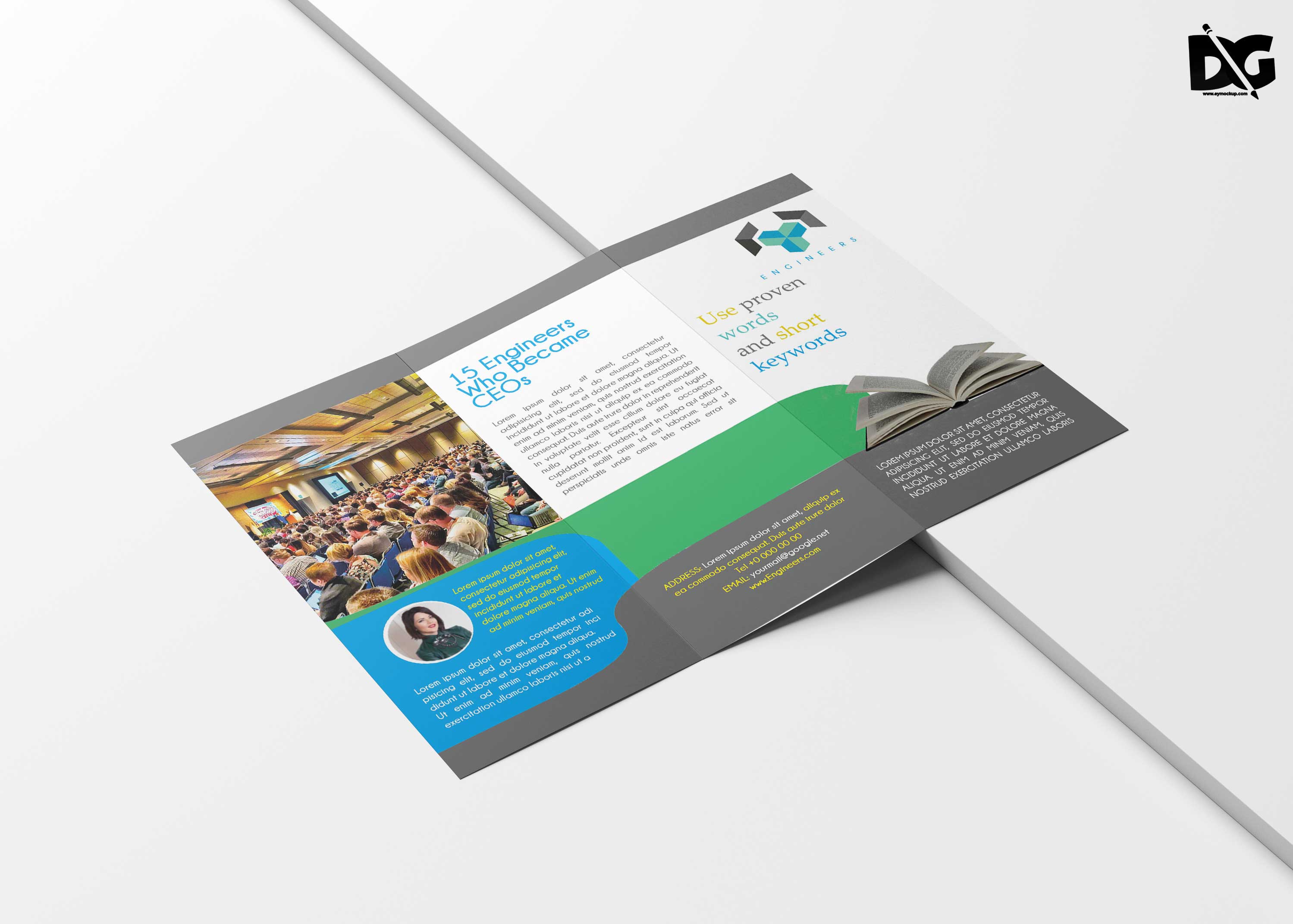 Free Cleaning Company Tri-Fold Template