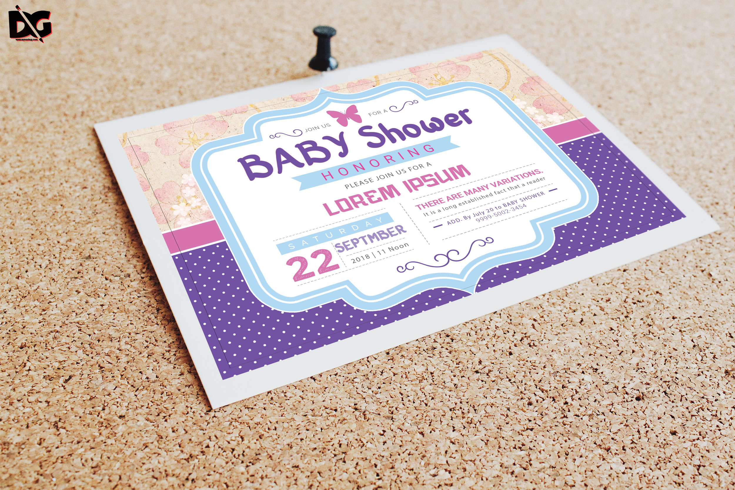 Free Download Baby Invitation Shower Template