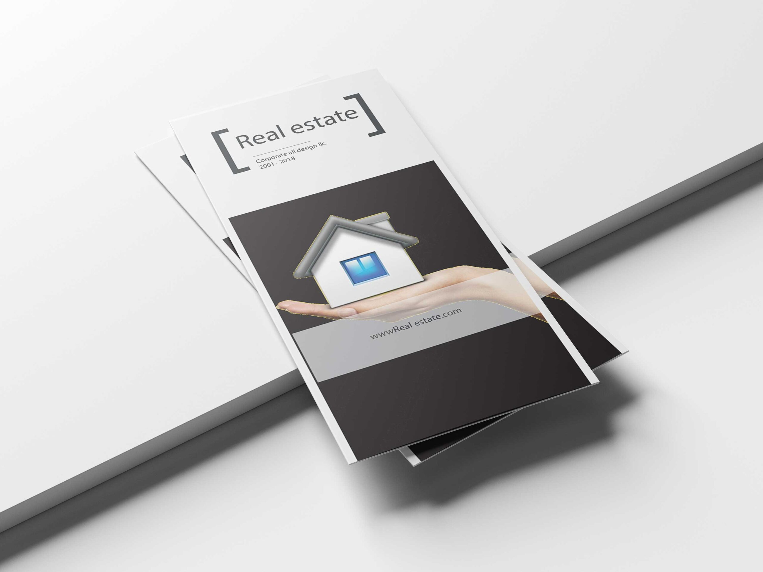 Free Download Creative White Trifold Brochure