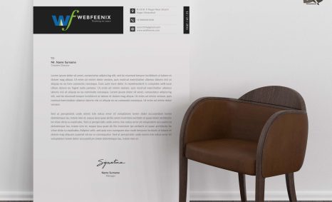 Free Download Institute LetterHead PSD Template