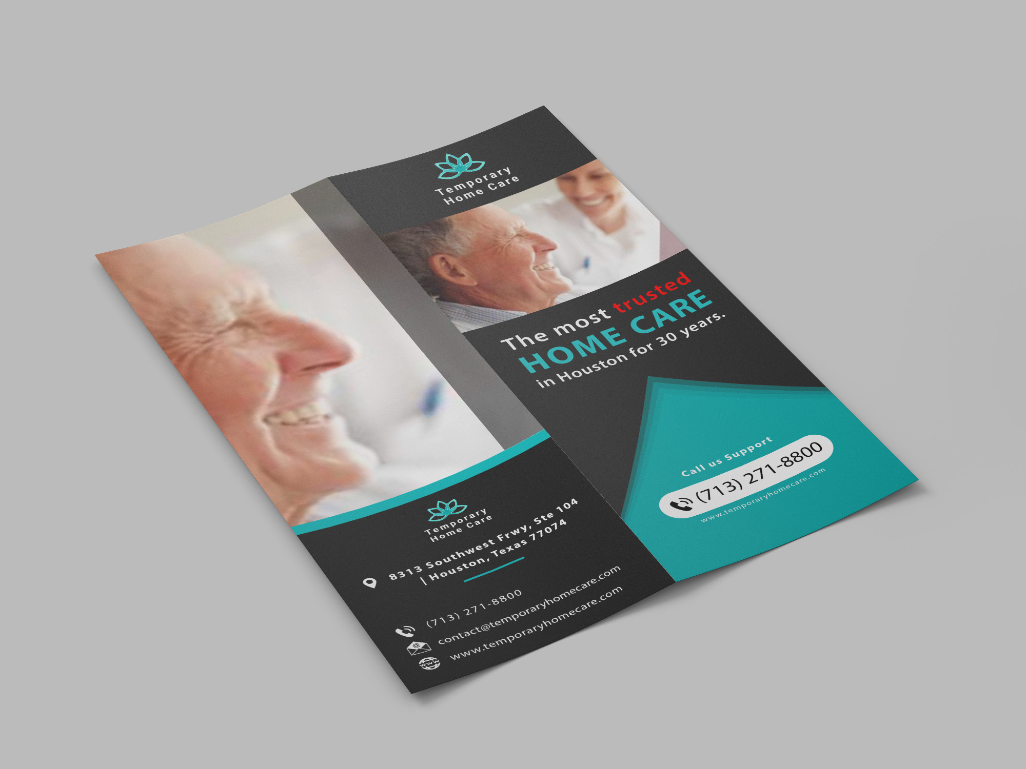 Free Old Age Life Care DL Brochure Template