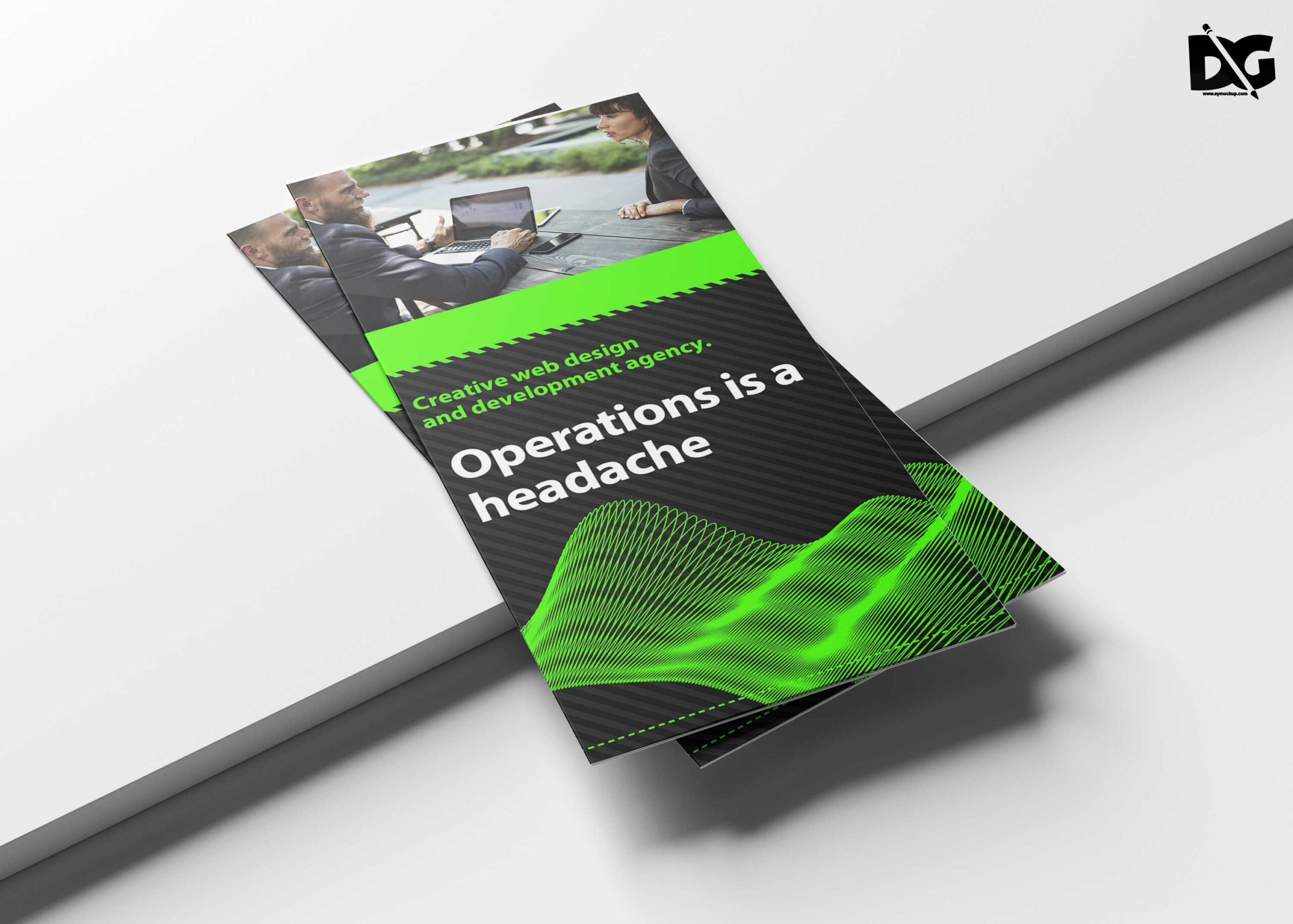 Free Operation Tri-Fold brochure Template