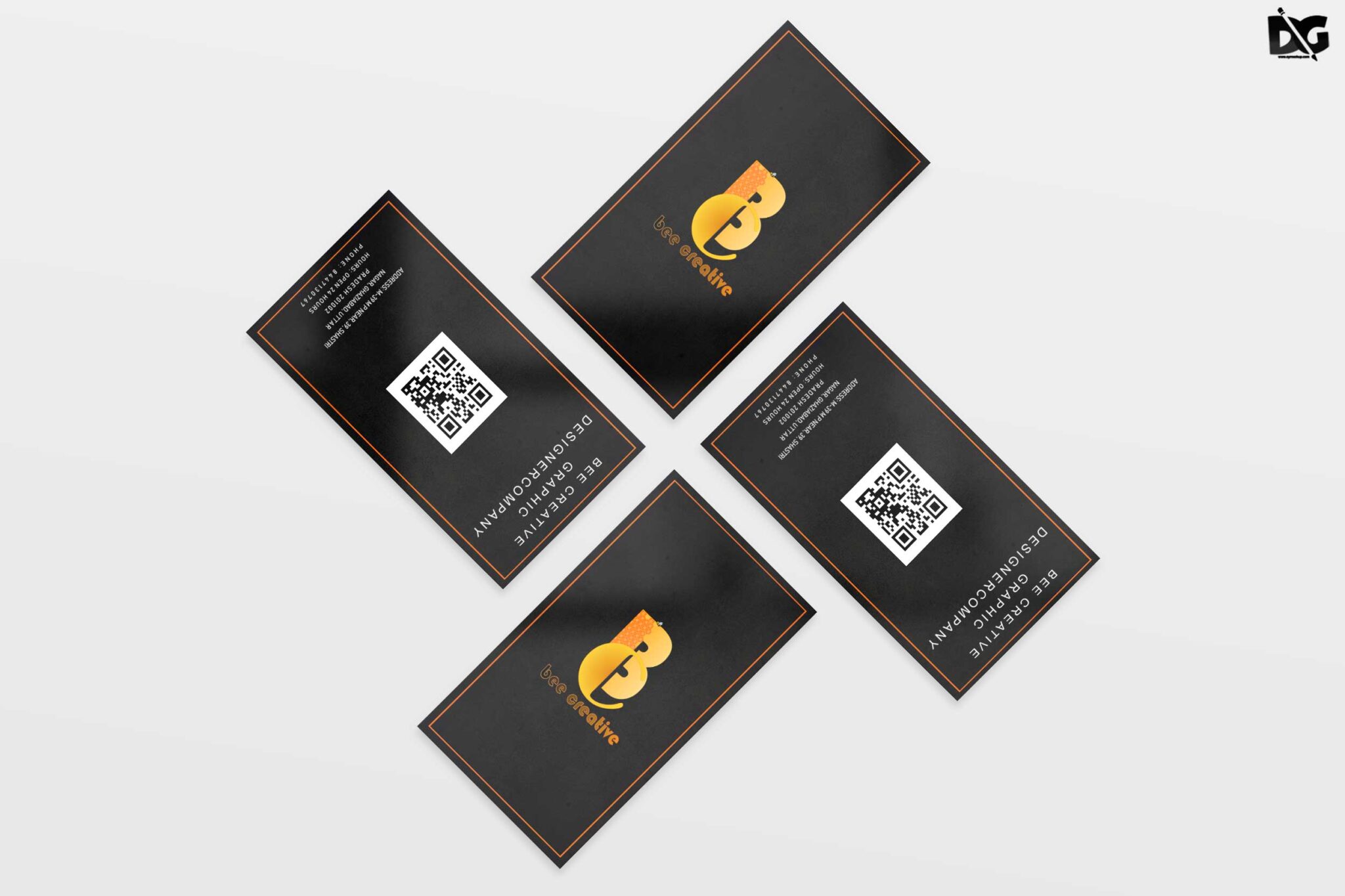 Free PSD Business Card Mock-up