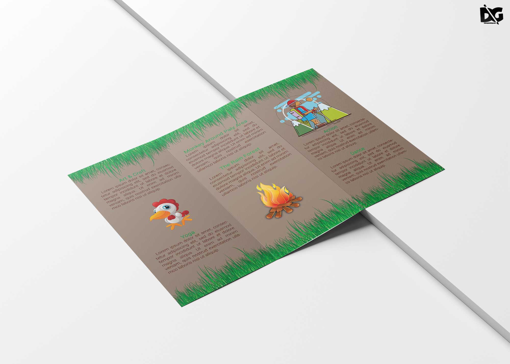 Free Fun Kid Tri-Fold Brochure Templates