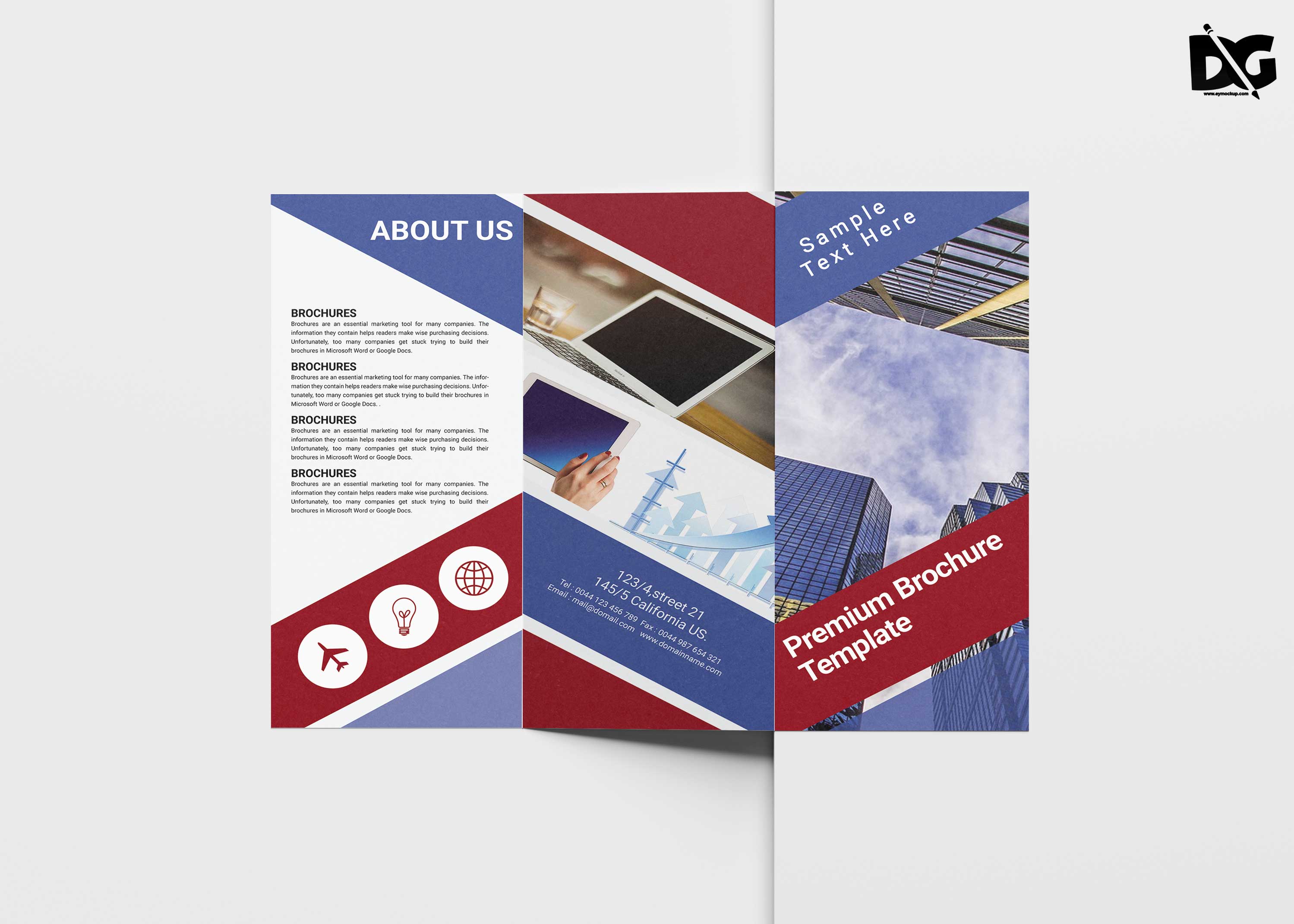 Free Real Estate Tri-Fold brochure Template 