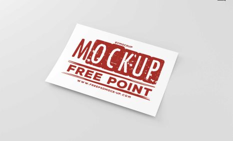 Free PSD Flyer Mockup