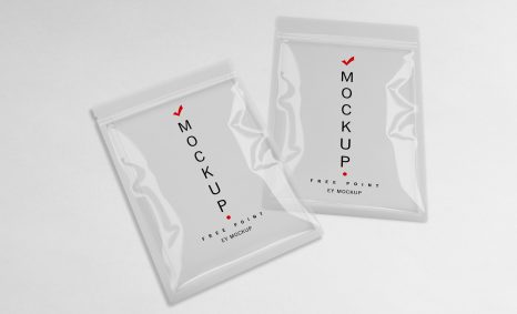 Free Clear Pepper Sachet PSD Label Mockup