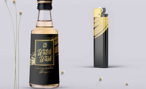 Luxury Lighter Bottle PSD Mockup