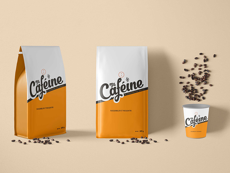 PSD Pouch Packaging Mockup