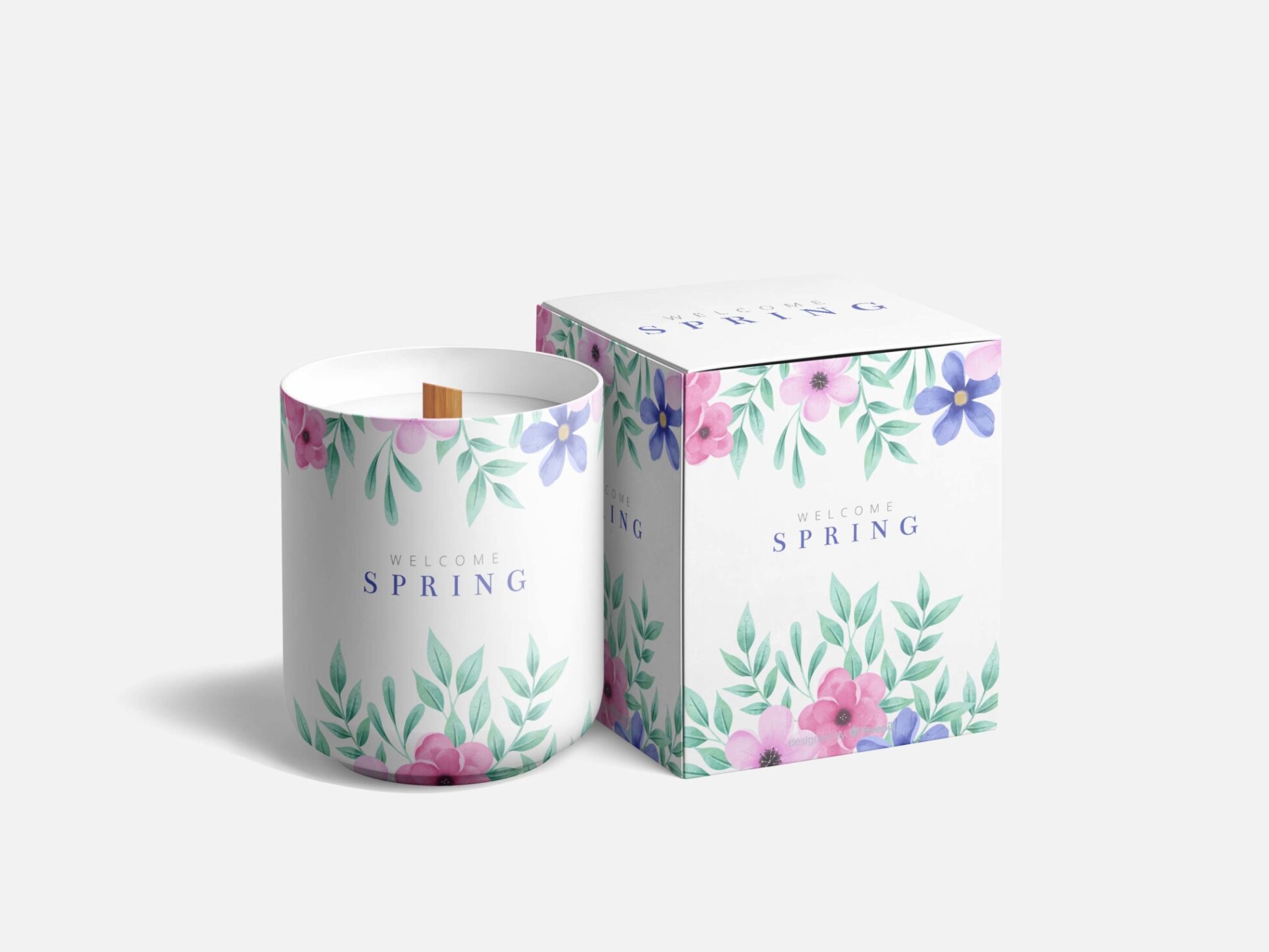 Candle Packaging Mockup