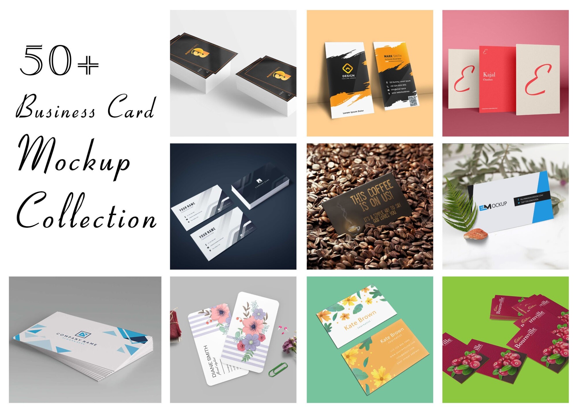 Business Card Mockup Collection