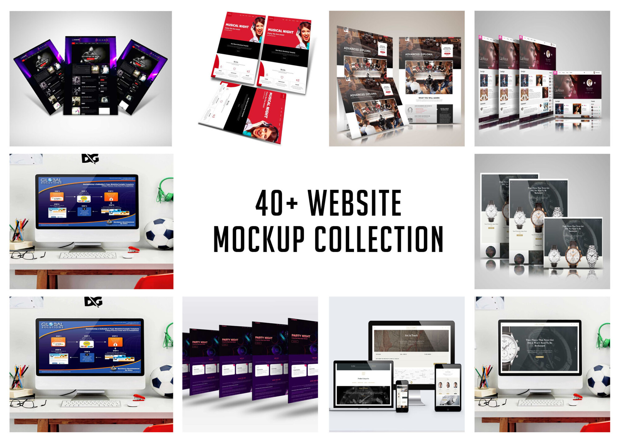 Website Mockup Collection
