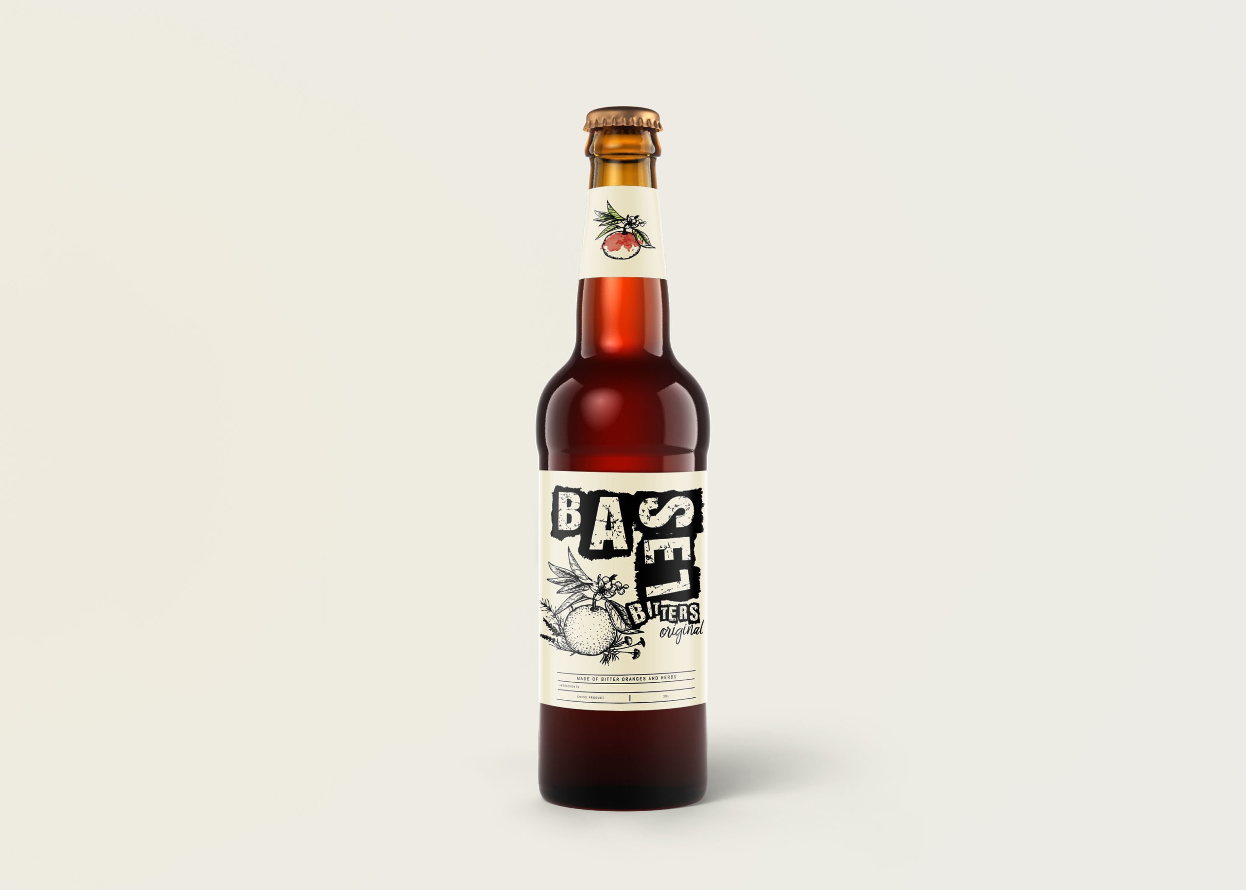 Download Free Brown Beer Bottle Mockup | Free PSD Mockup | New Mockup