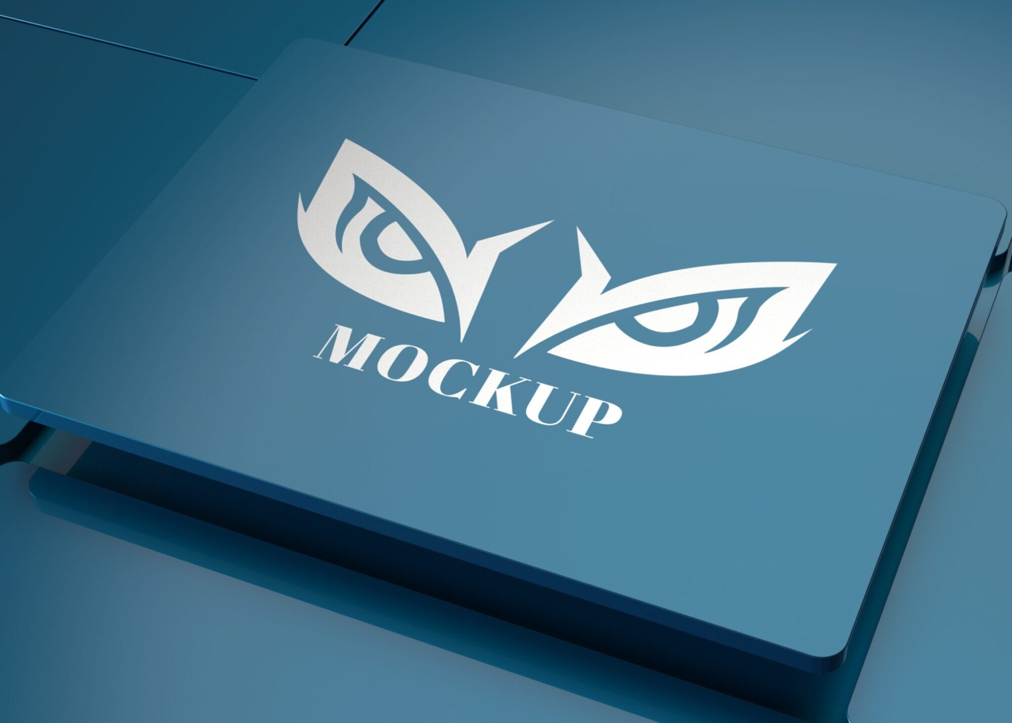 Silver Logo Mockup