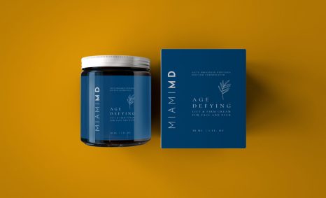 attractive soothing balm packaging mockup