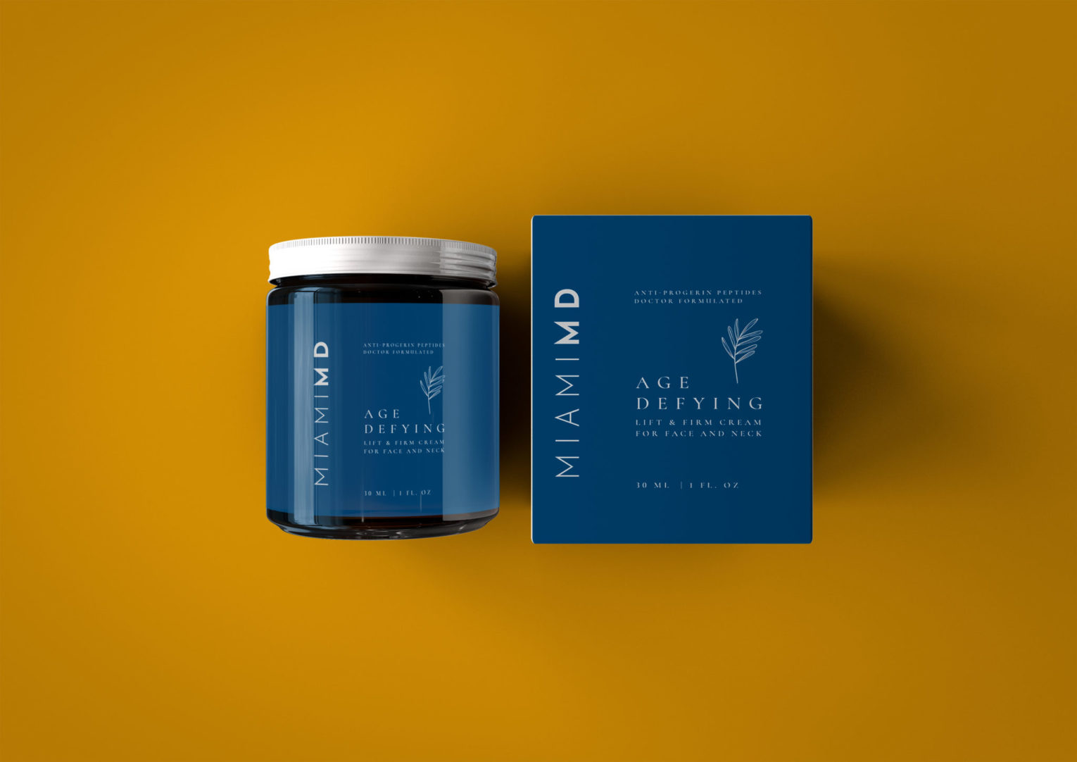 attractive soothing balm packaging mockup