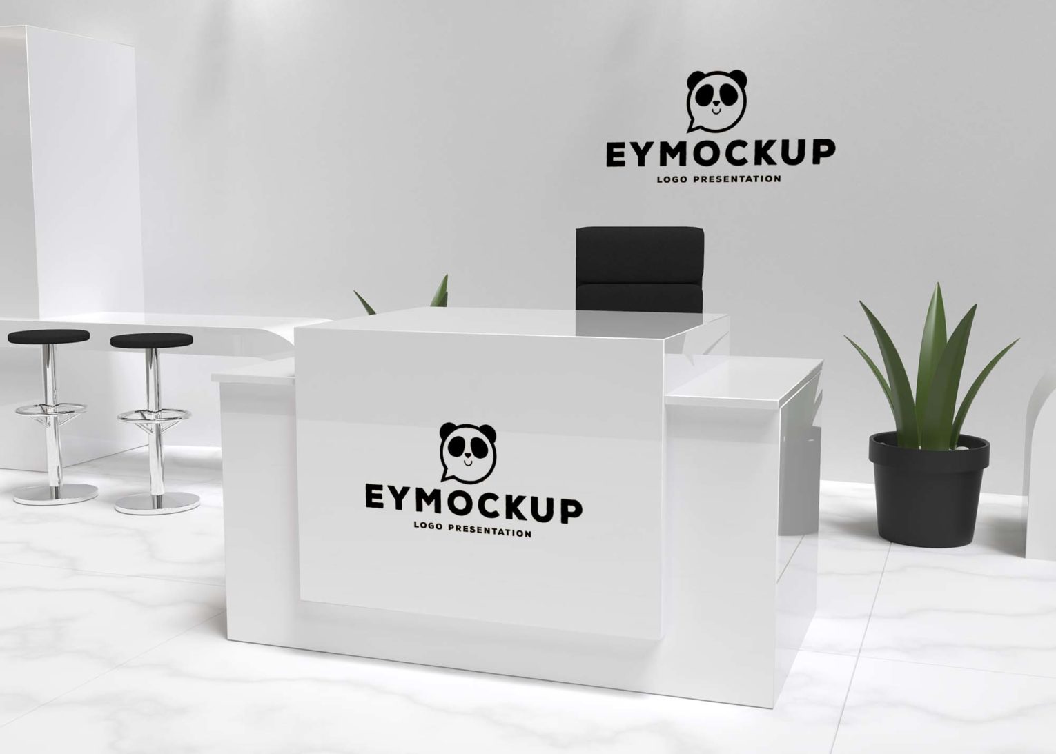 Desk Logo Mockup