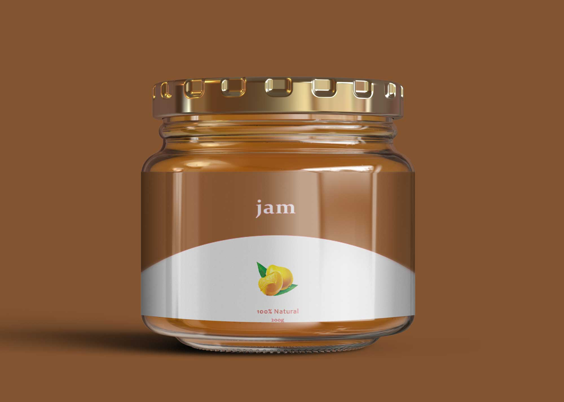 Free Honey Jar Collection Label Mockup
