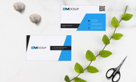 Free Professional Business Card Mockup