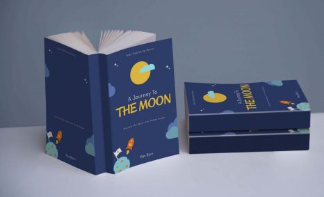 Free Moon Book Cover Mockup