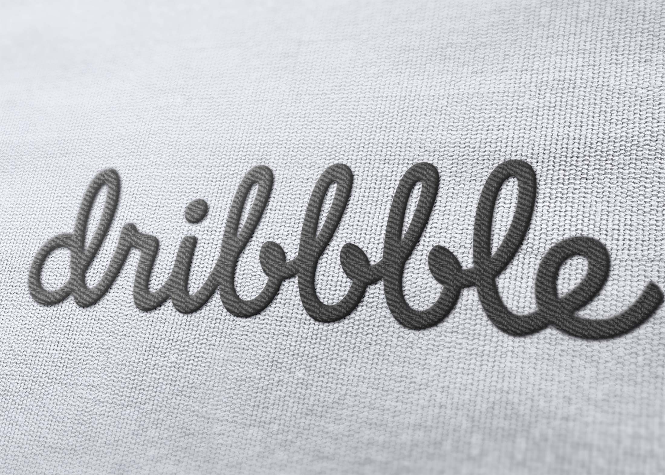 Dribbble Real Embroidered Logo Mockup