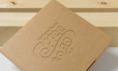 Free Cardboard Pressed Logo Mockup
