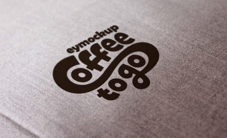 Free Clothe Sheet Logo Mockup