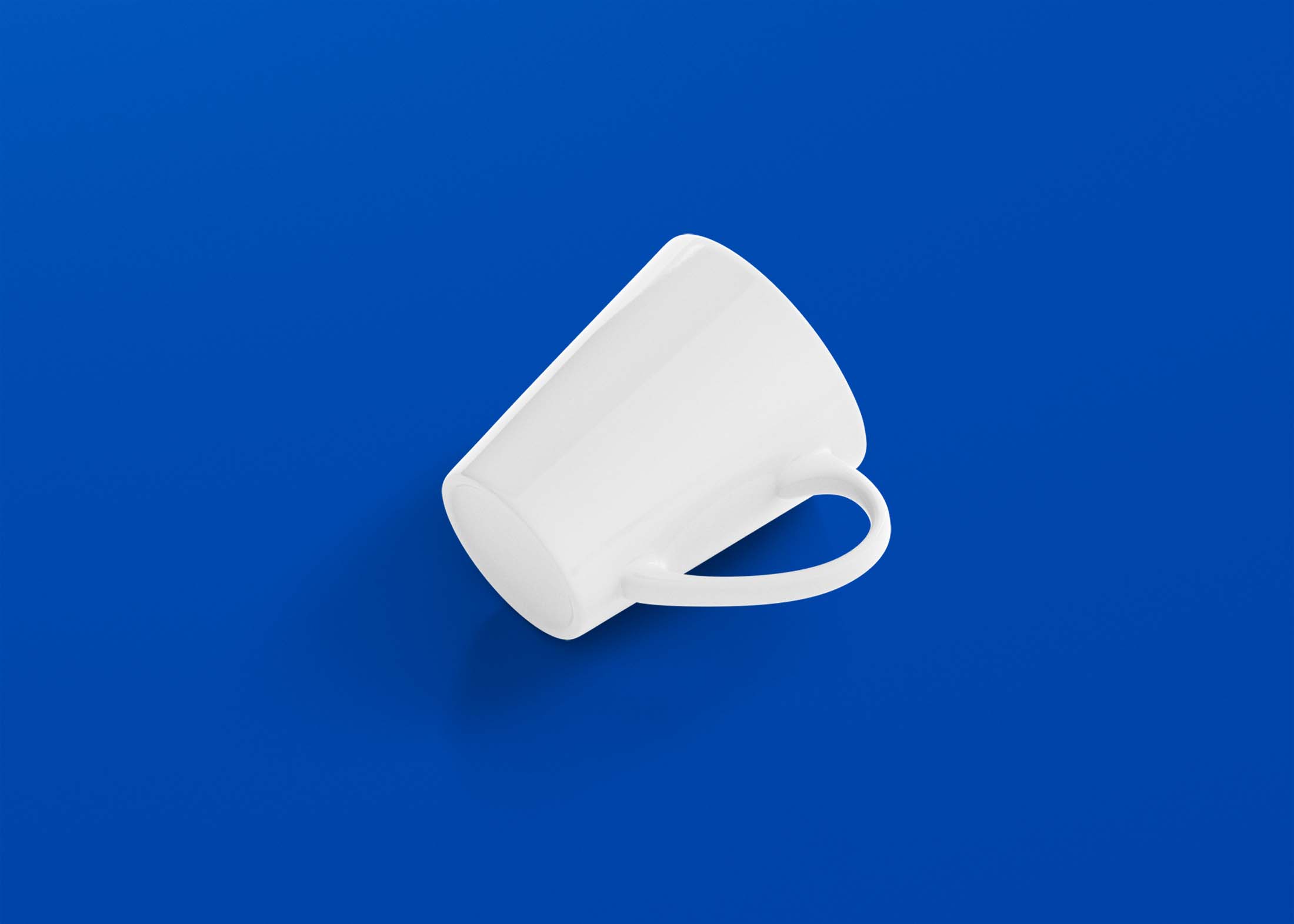 Free Milk Branding Mug Mockup