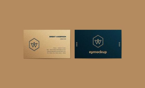 Free PSD Business Card Mockup Download