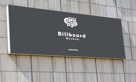 Free Wall Billboard Mockup