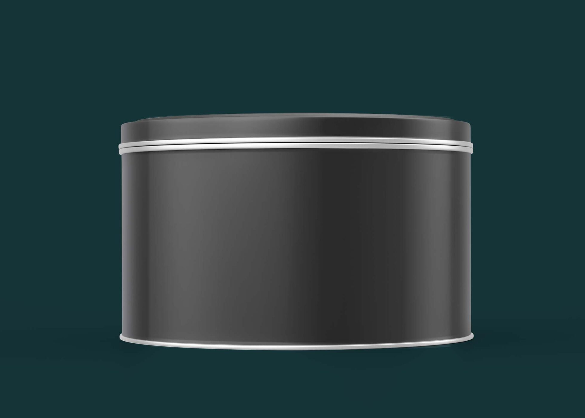 Free Circle Tin Jar Mockup