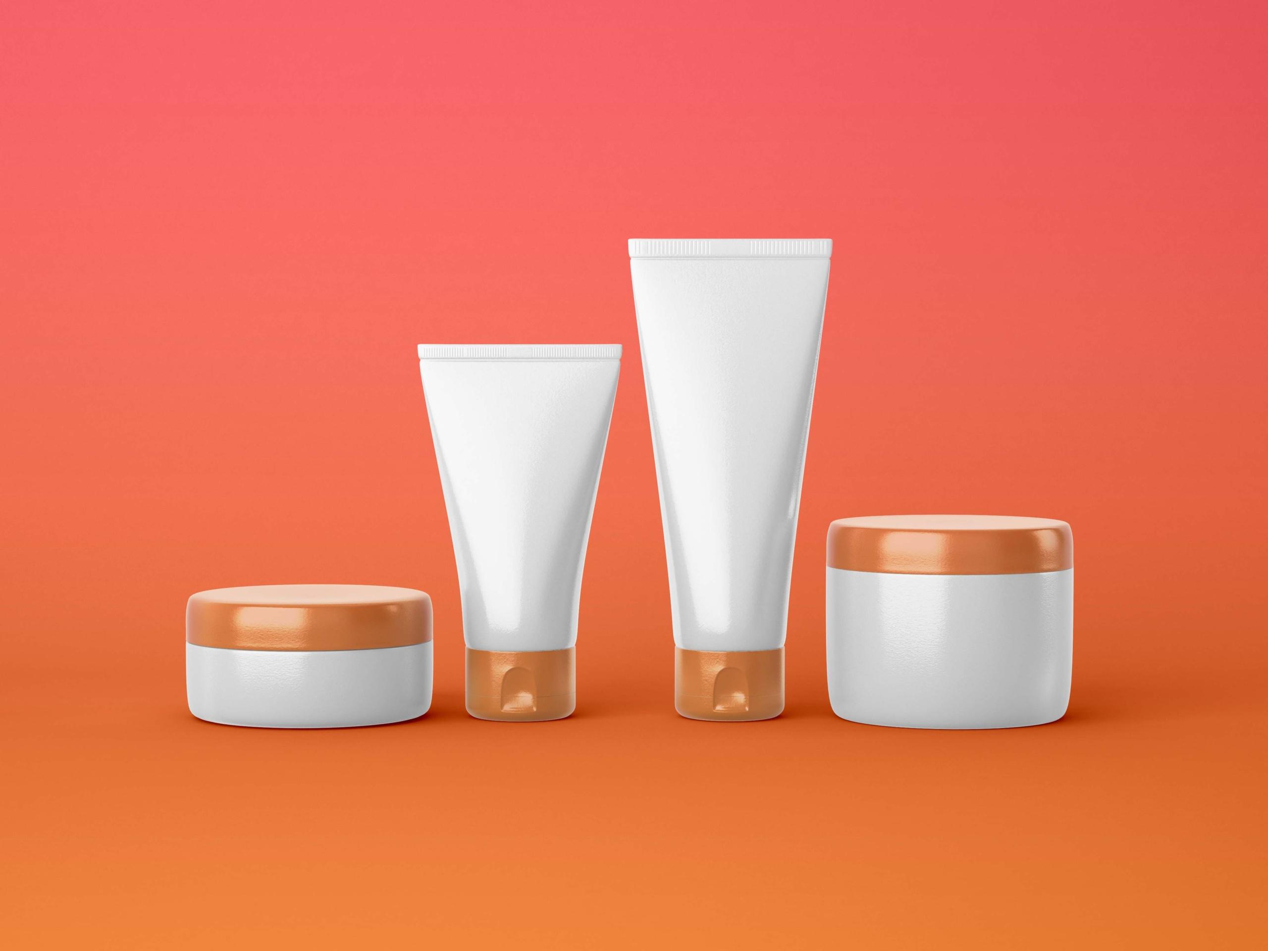 Free Cosmetic Branding & Packaging Mockup 