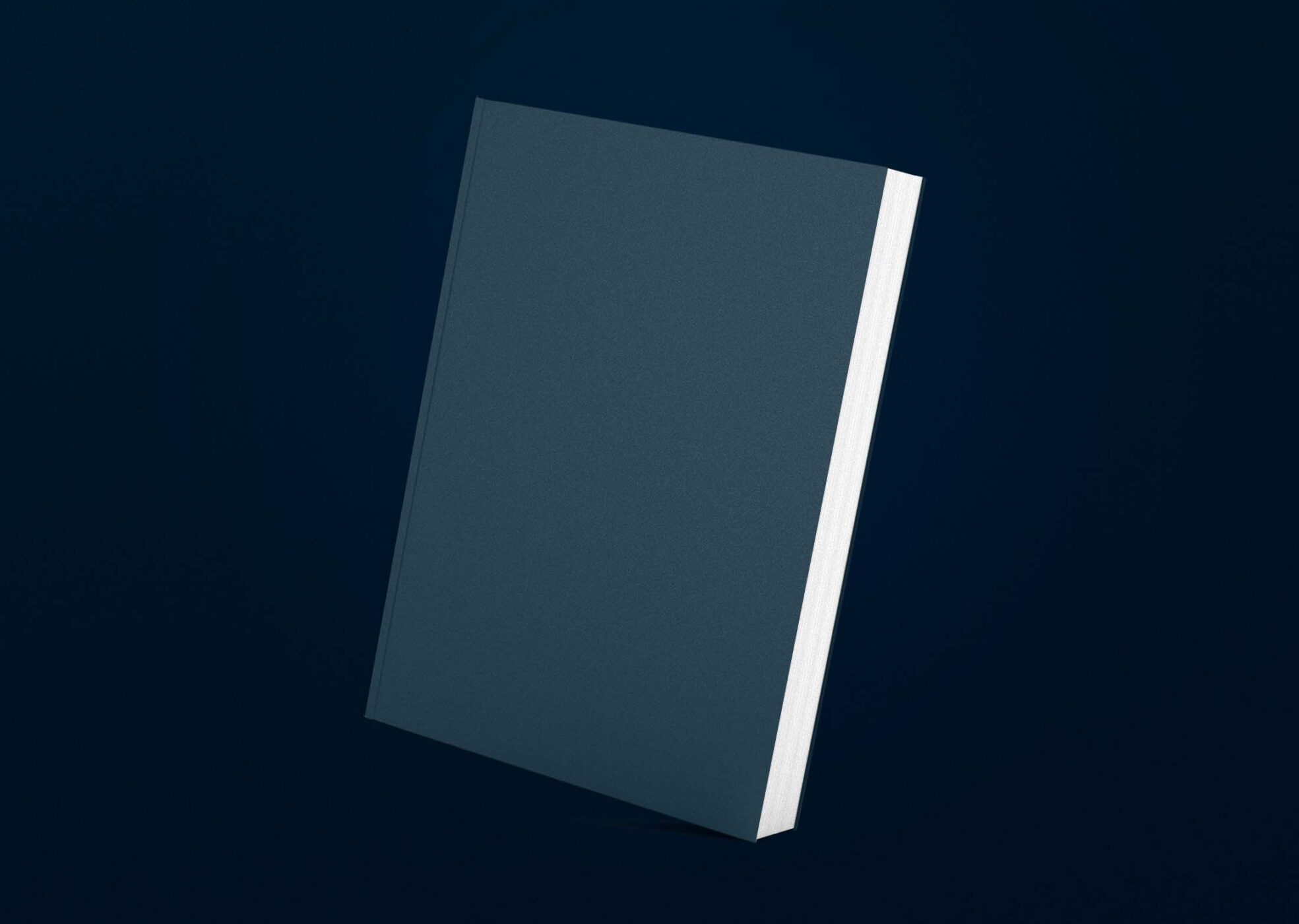 Free Floating 3D Book Cover Mockup