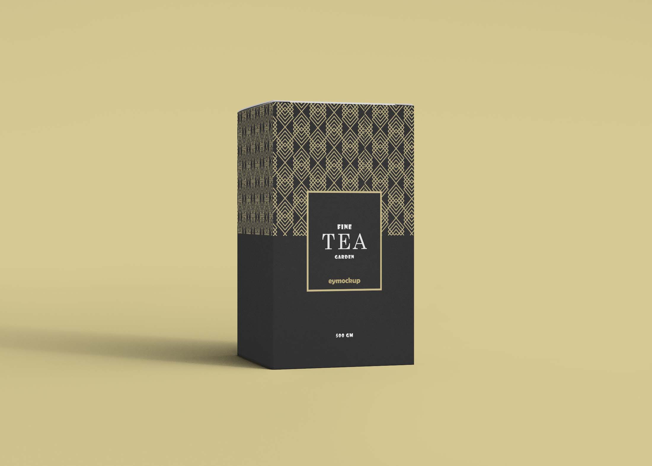 Free Luxury Box Packaging Design Mockup