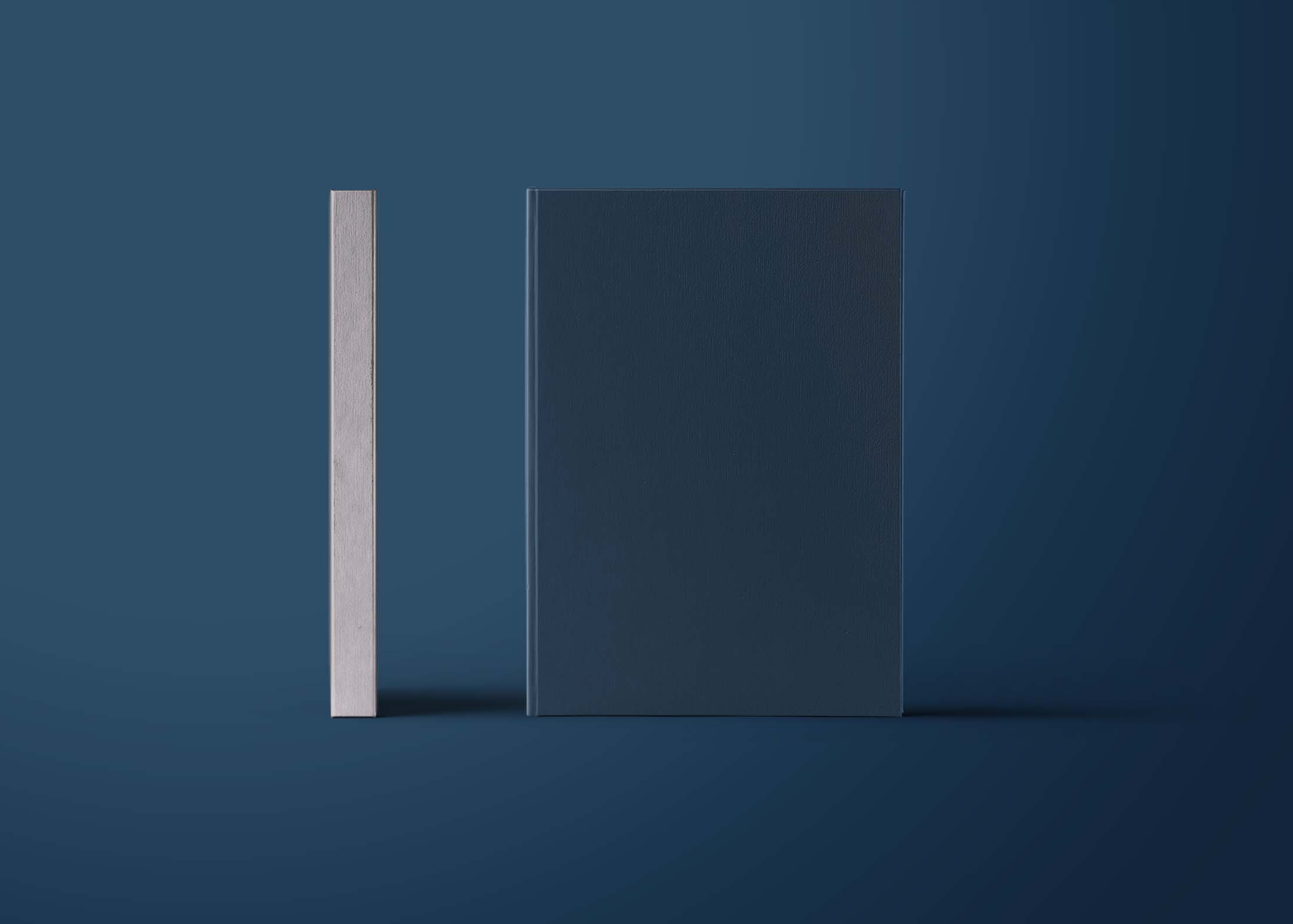 Free Standing PSD Book Cover Mockup