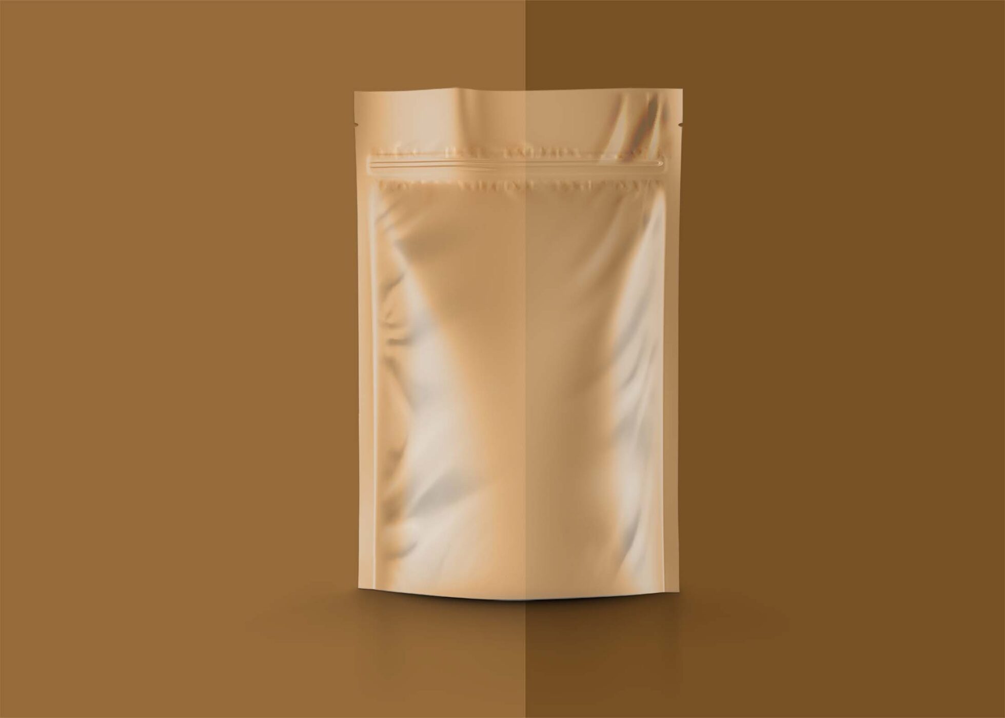 Free Transparent Stand-up Pouch Mockup