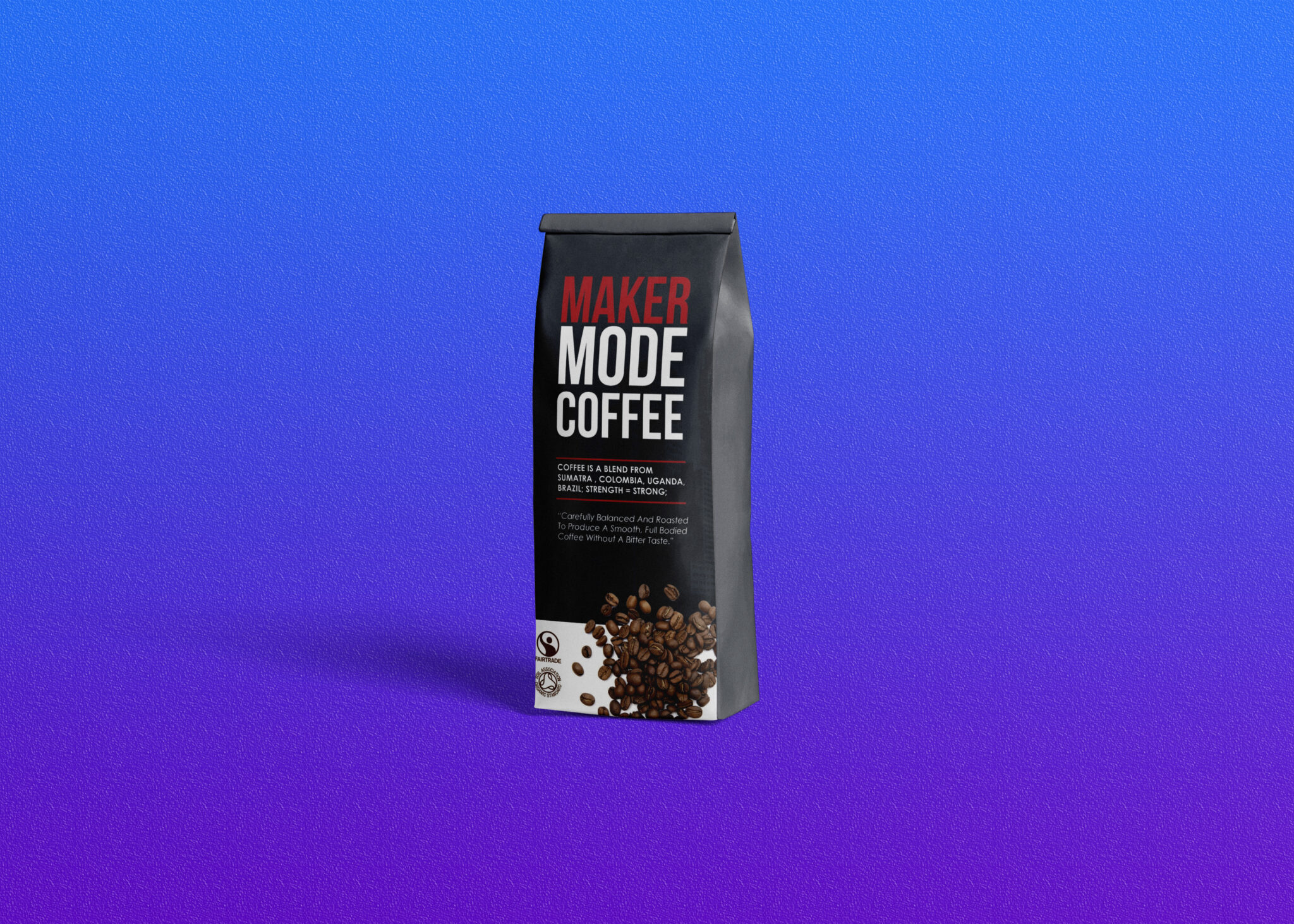 Free Coffee Maker Pouch Mockup