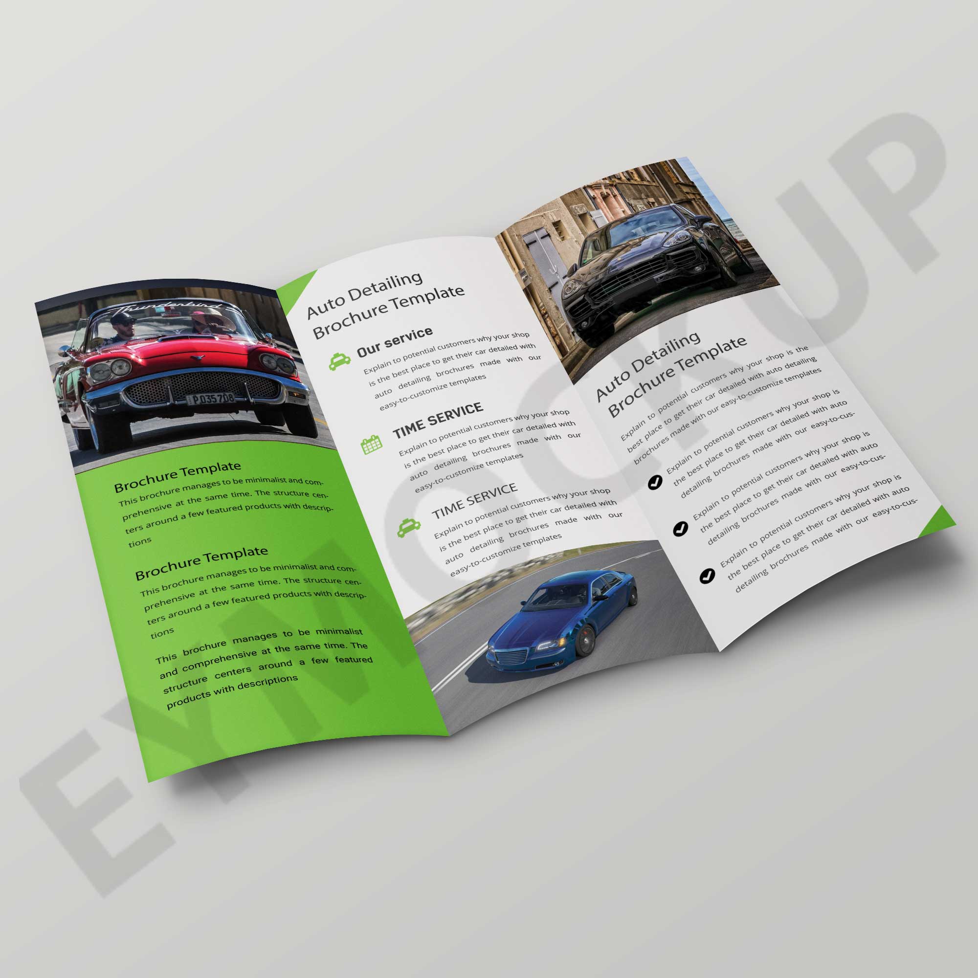 Free Tri-Fold Rental Car Brochure Template