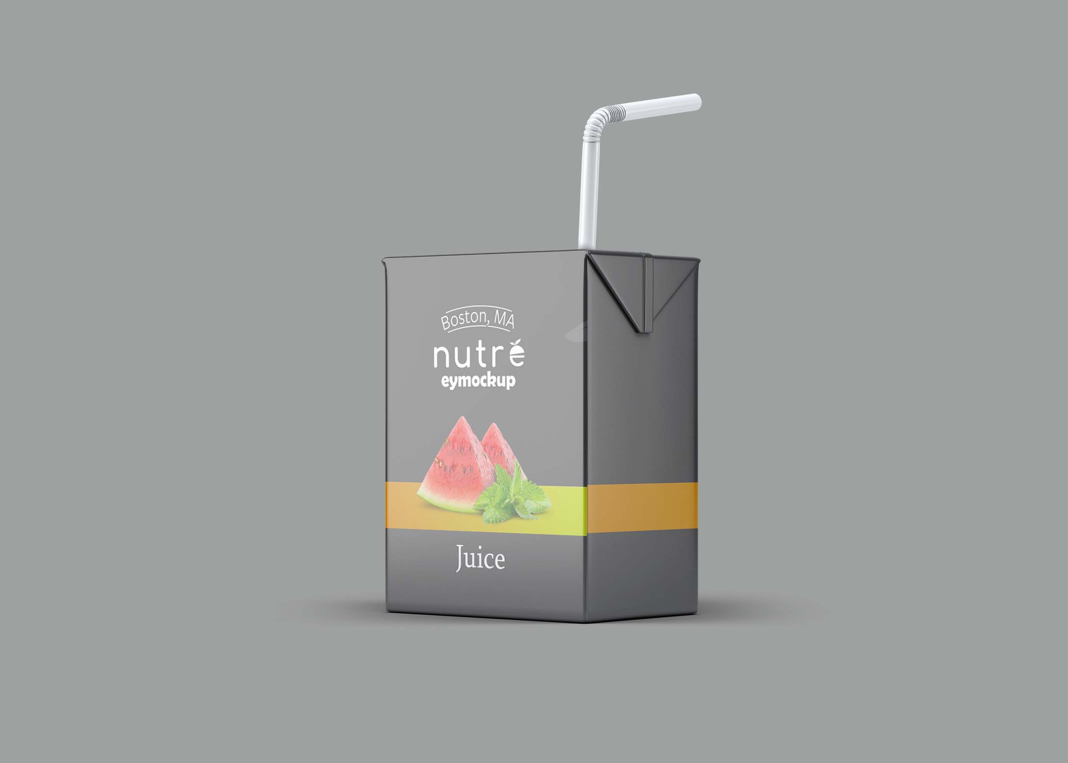 Free Fruity Packaging Mockup